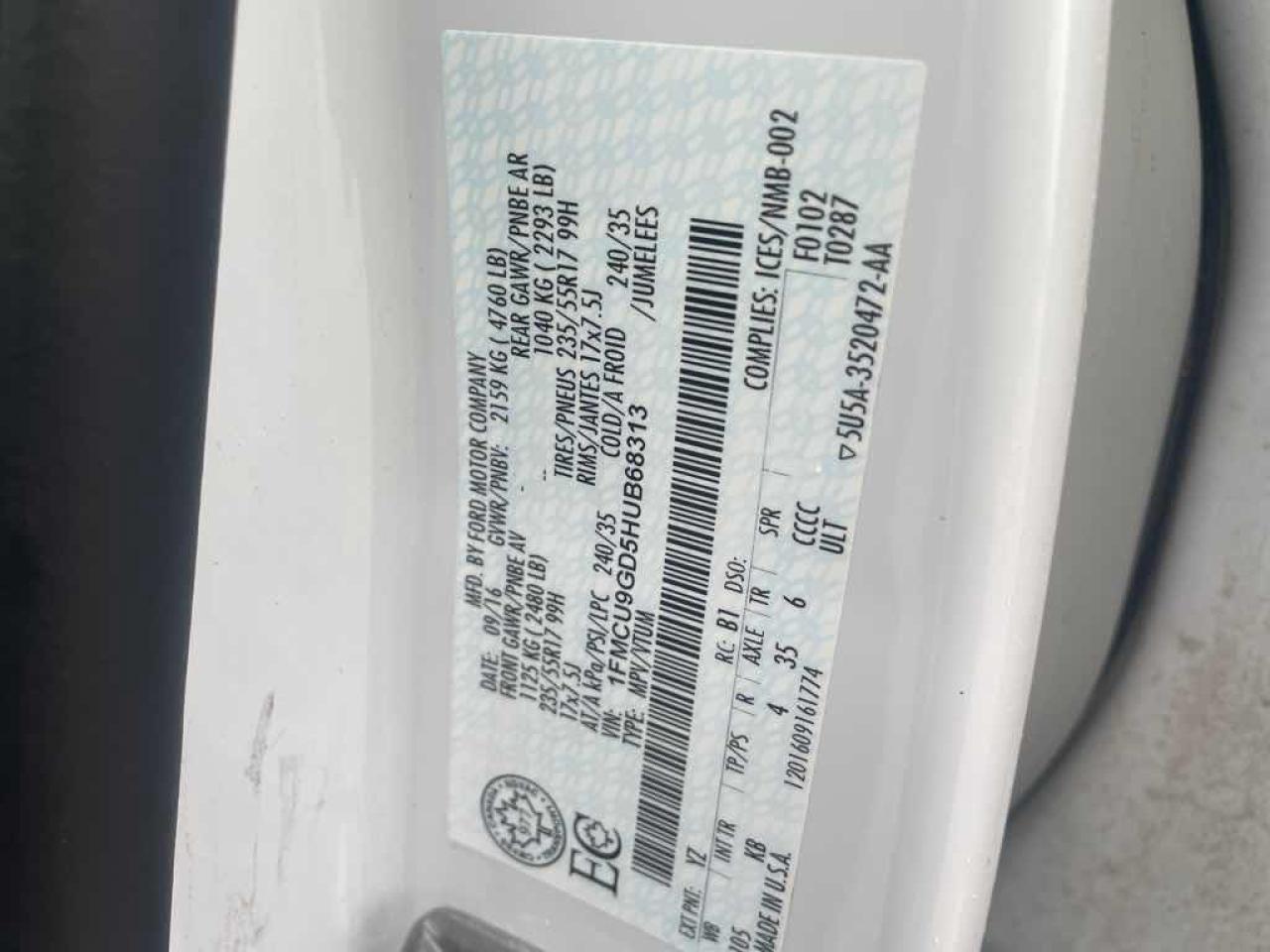 2017 Ford Escape SE - Photo #13