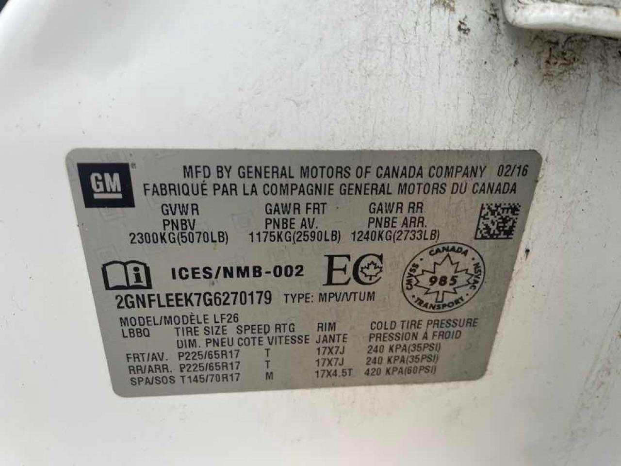 2016 Chevrolet Equinox LS Photo