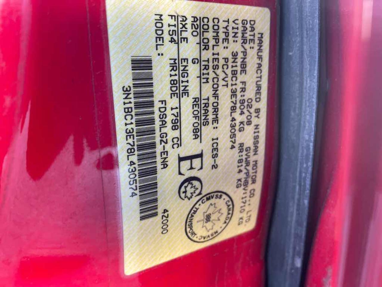 2008 Nissan Versa  Photo
