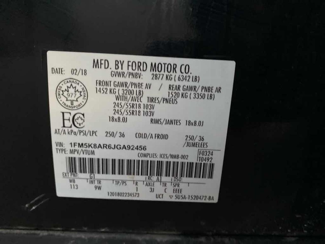 2018 Ford Explorer Police IN Photo