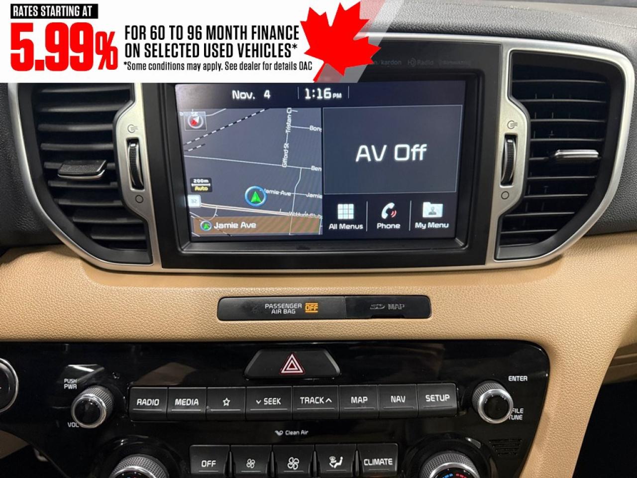 2019 Kia Sportage SX Turbo AWD w/Black Photo