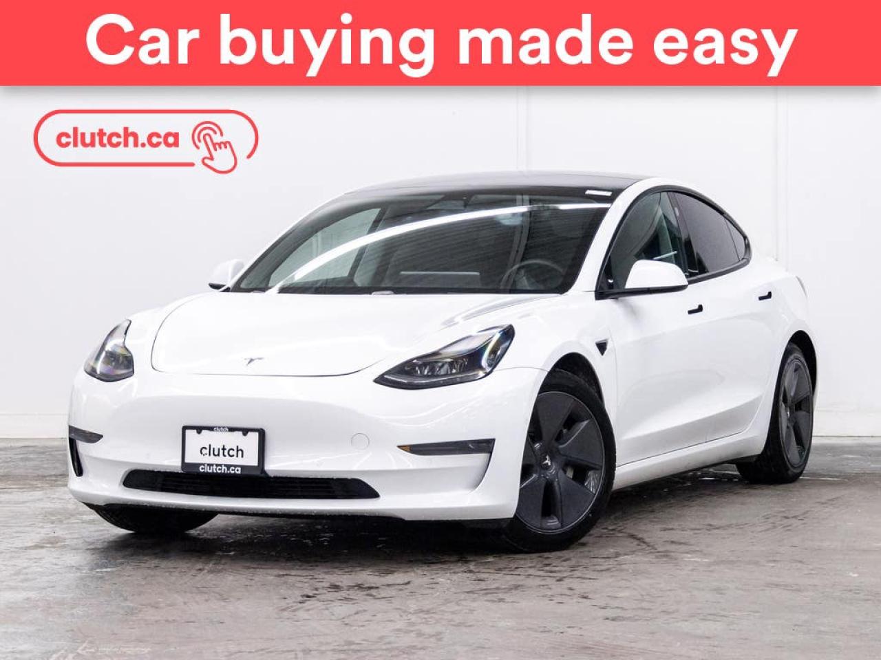 Used 2021 Tesla Model 3 Standard Range Plus w/ Heated Front Seats, Bluetooth, Rearview Cam for sale in Toronto, ON