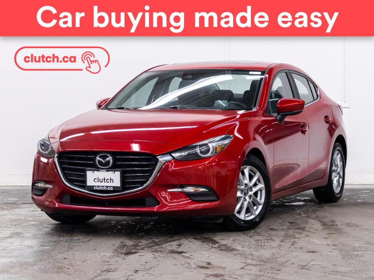 Used 2018 Mazda MAZDA3 GS w/ i-ACTIVSENSE Pkg w/ Power Moonroof, Heated Steering Wheel, Heated Front Seats for sale in Toronto, ON