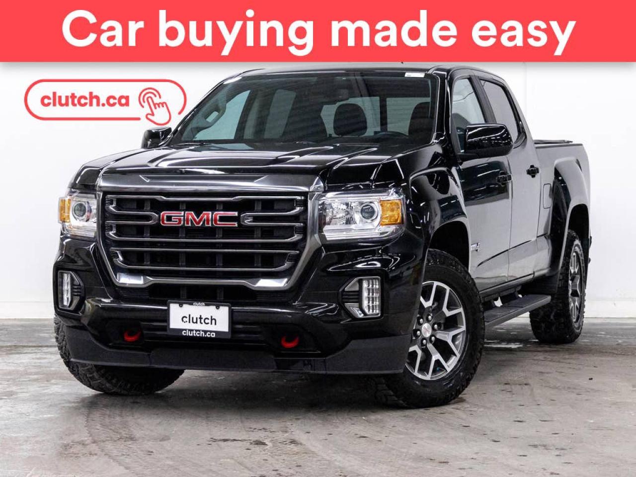 Used 2022 GMC Canyon AT4 Crew Cab 6 ft 4x4 w/ Apple CarPlay & Android Auto, Heated Front Seats, Rearview Cam for sale in Toronto, ON