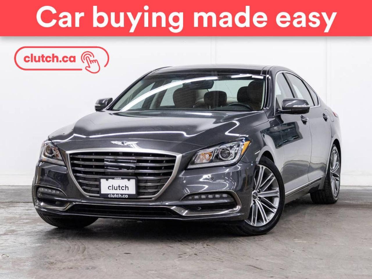 Used 2019 Genesis G80 Technology AWD w/Apple CarPlay, Heated Front Seats, Backup Cam for sale in Toronto, ON