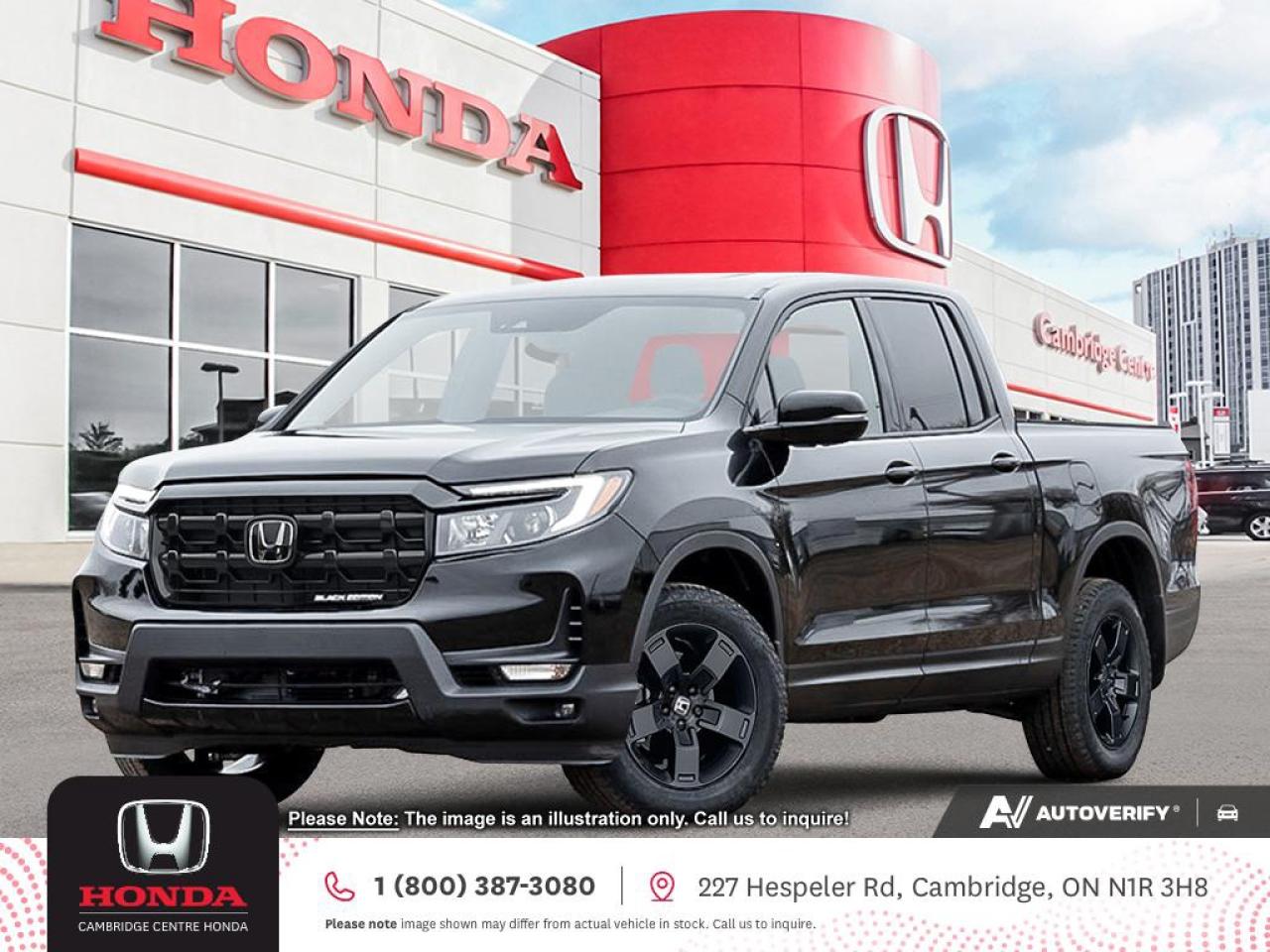 New 2026 Honda Ridgeline Black Edition IN-STOCK! for sale in Cambridge, ON