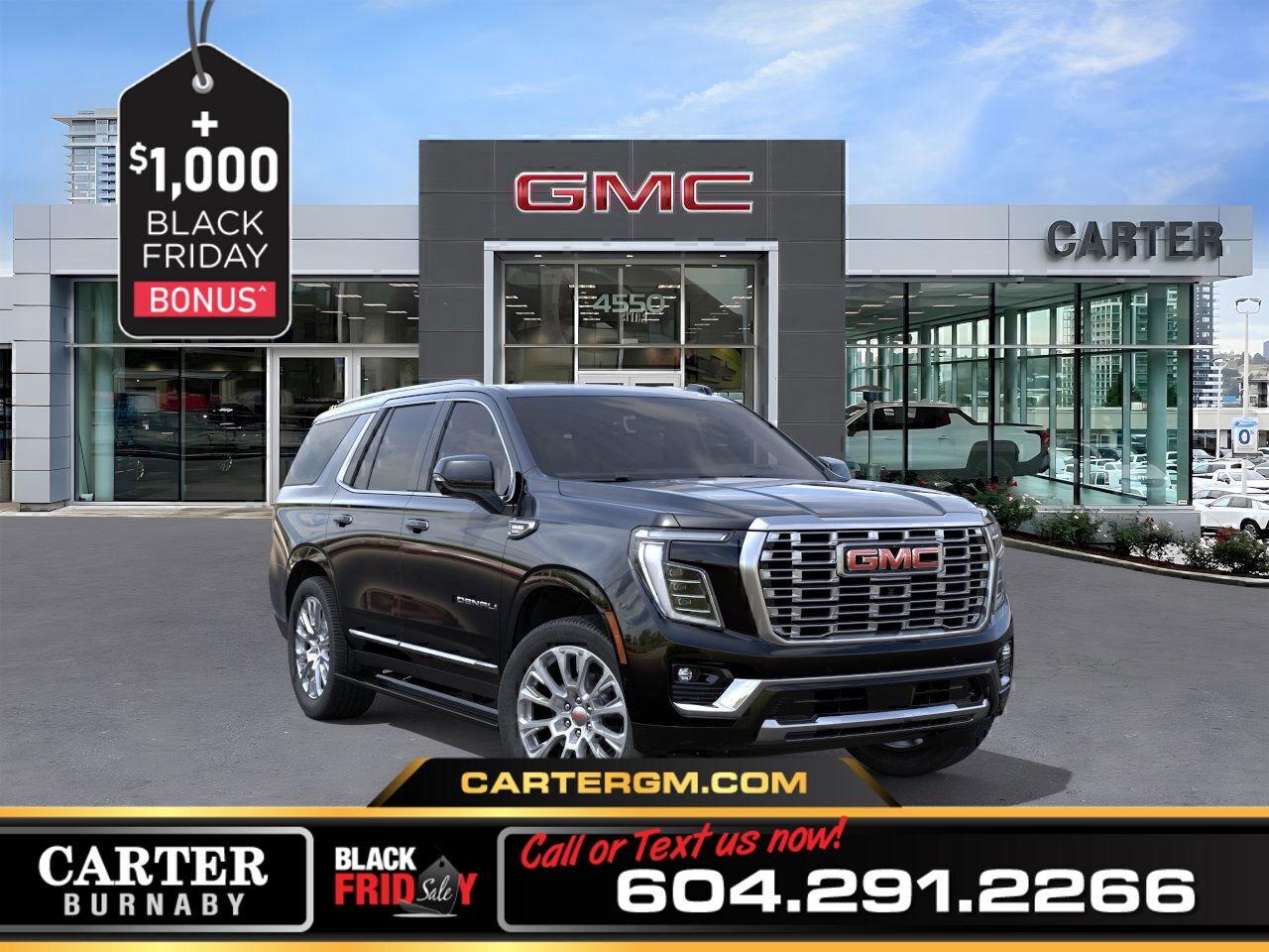 New 2026 GMC Yukon DENALI 4WD | 3.0L DURAMAX/PWR SEATS/10-SPKR AUDIO for sale in Burnaby, BC