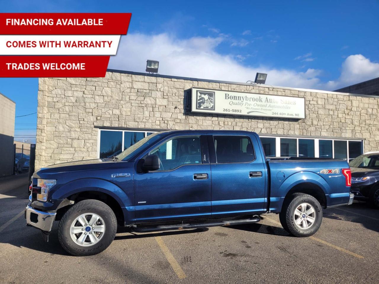 Used 2017 Ford F-150 4WD SuperCrew  XLT/Bluetooth/4 Wheel Drive for sale in Calgary, AB
