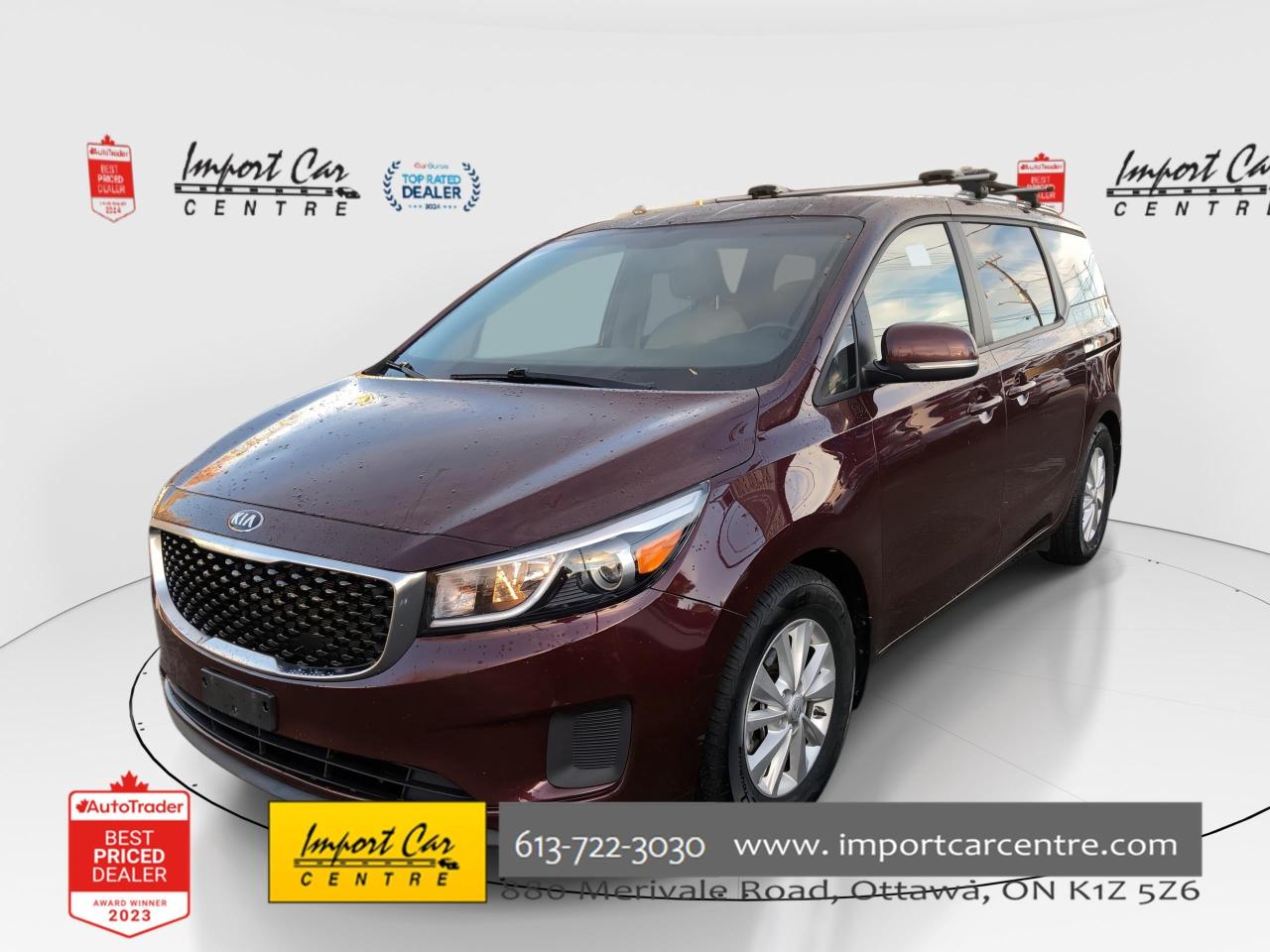 Used 2017 Kia Sedona LX HTD. SEATS, PARK DISTANCE, BK. CAM, PWR. SLIDIN for sale in Ottawa, ON