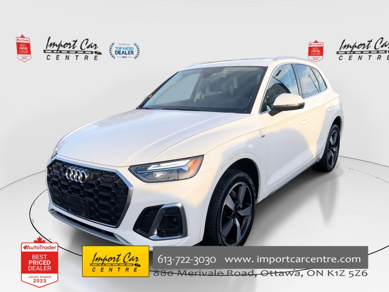 Used 2024 Audi Q5 45 Progressiv LEATHER, PANO. ROOF, NAVI, ADAPTIVE for sale in Ottawa, ON