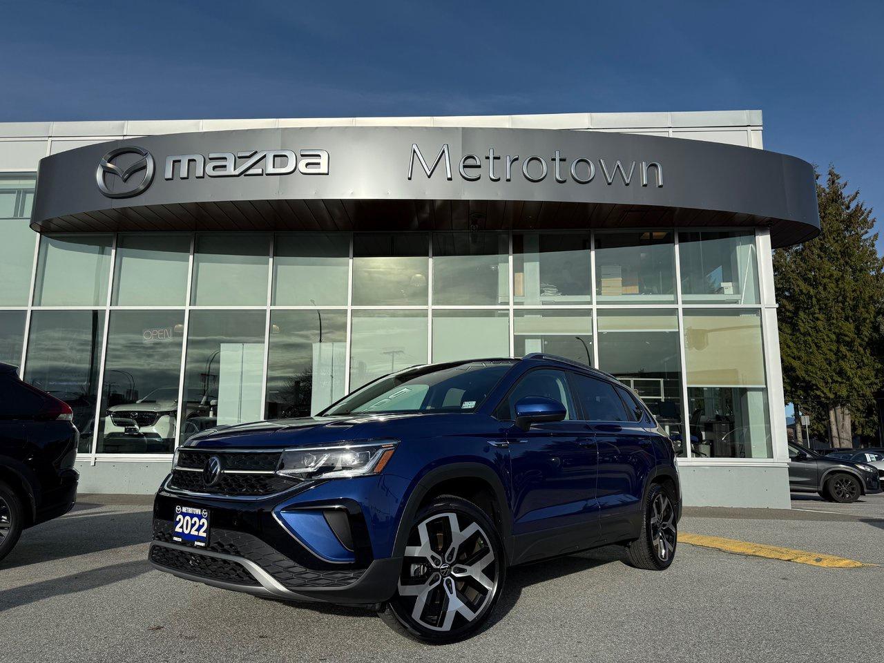 Used 2022 Volkswagen Taos Highline 1.5T 7sp at DSG w/ Tip 4M for sale in Burnaby, BC