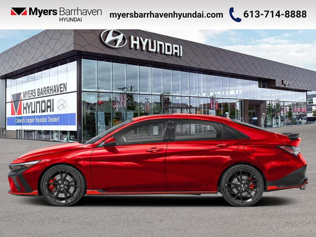 New 2025 Hyundai Elantra N Manual  - Sunroof -  Premium Audio - $291 B/W for sale in Nepean, ON
