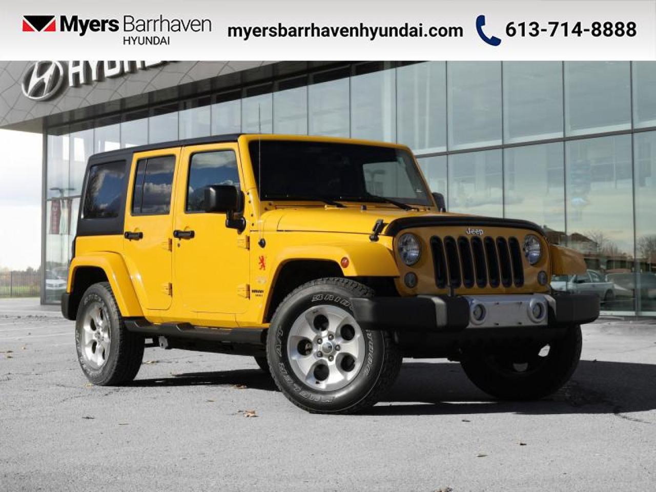 Used 2015 Jeep Wrangler Unlimited Wrangler X  - $483 B/W for sale in Nepean, ON