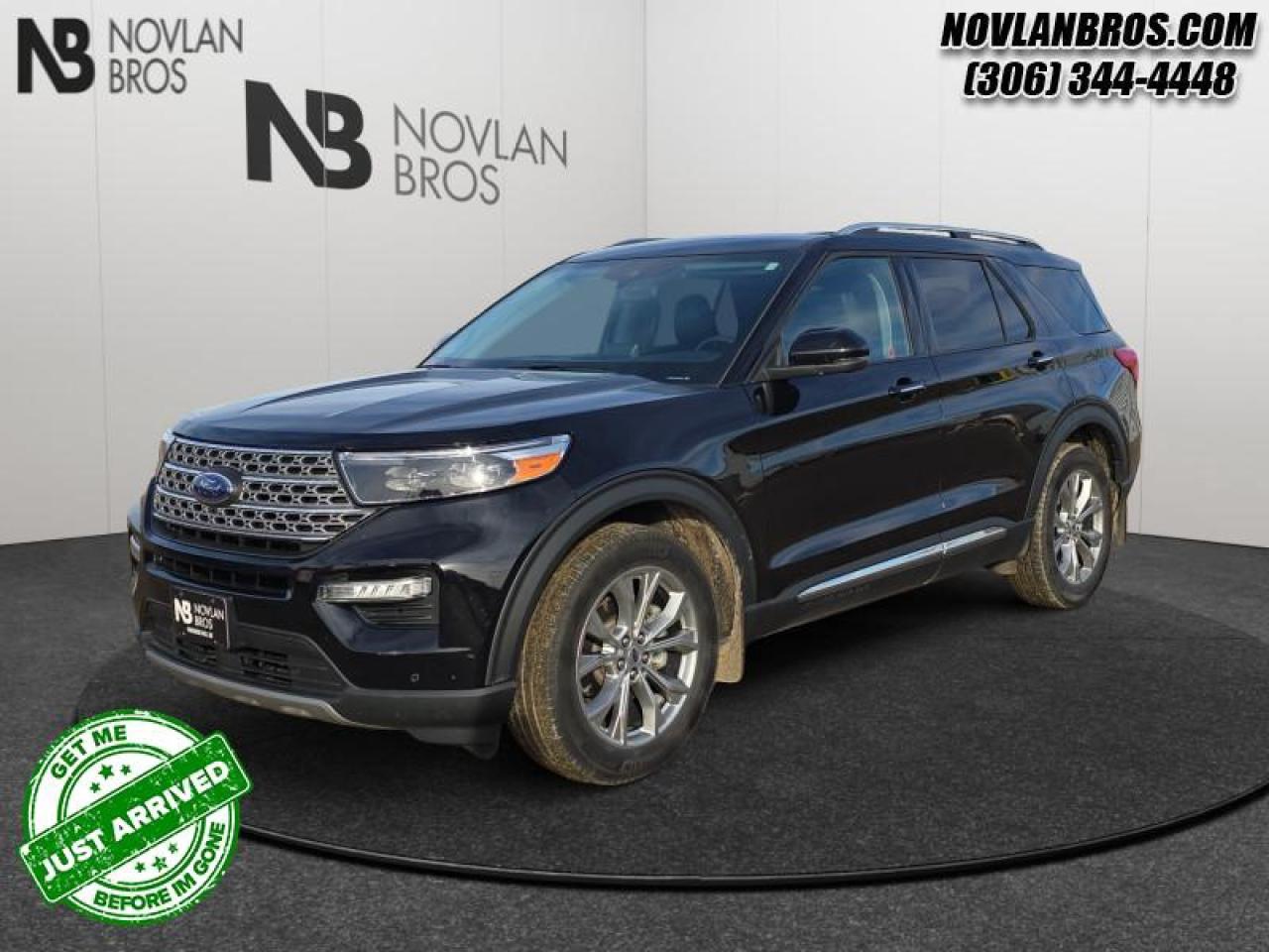 Used 2023 Ford Explorer Limited  - Leather Seats - Sunroof for sale in Paradise Hill, SK