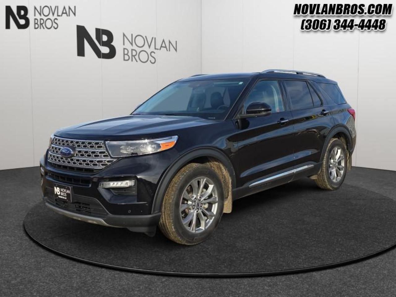 Used 2023 Ford Explorer Limited  - Leather Seats - Sunroof for sale in Paradise Hill, SK