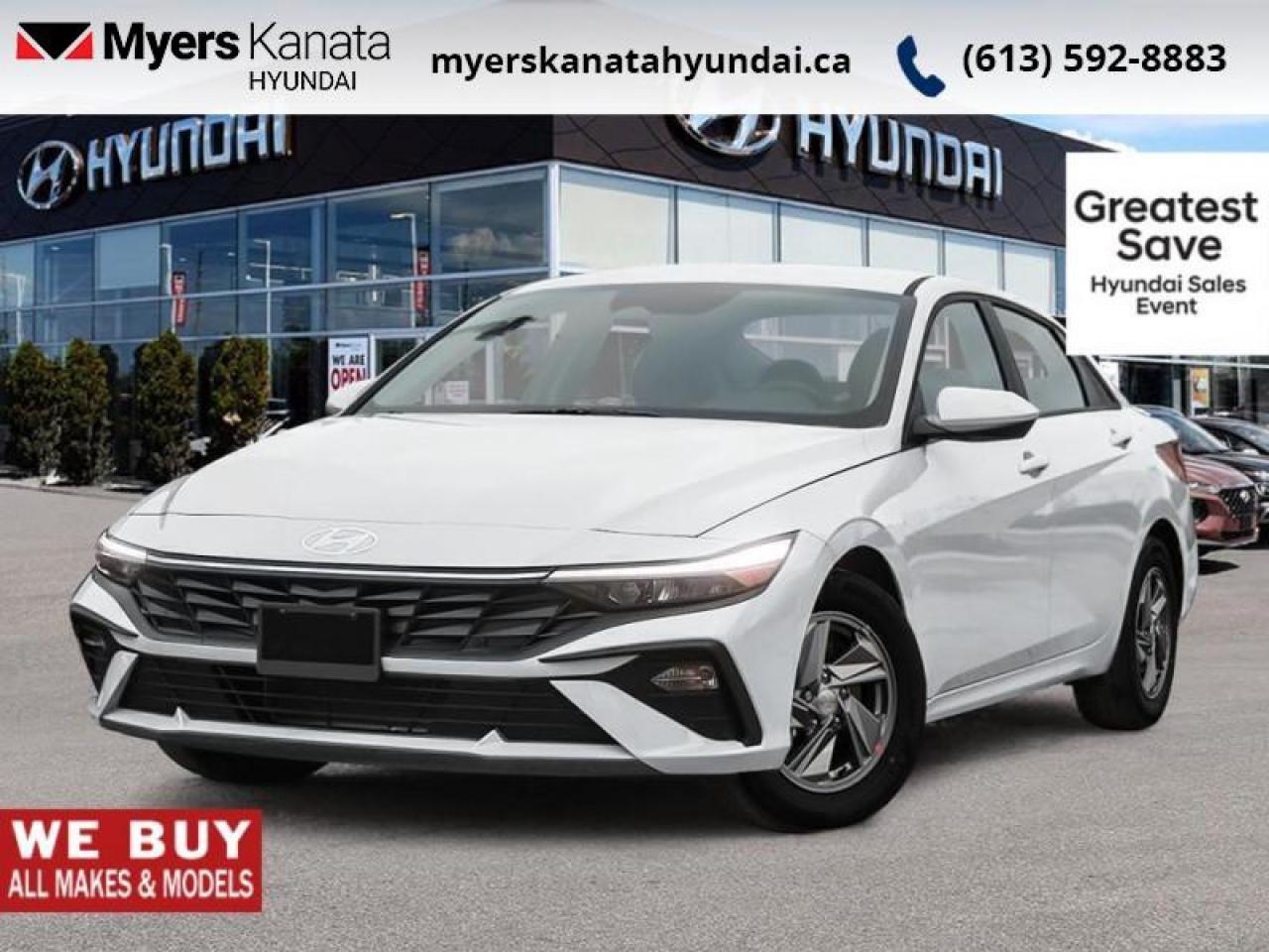 New 2026 Hyundai Elantra Essential  - $93.75 /Wk for sale in Kanata, ON