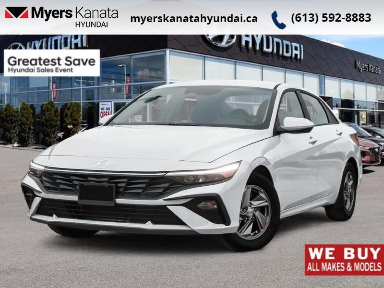 New 2026 Hyundai Elantra Essential  - $93.75 /Wk for sale in Kanata, ON