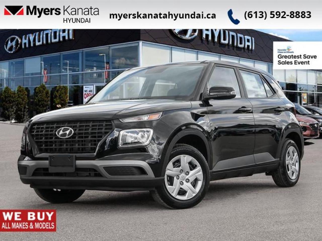 New 2026 Hyundai Venue Essential IVT  - $91.90 /Wk for sale in Kanata, ON