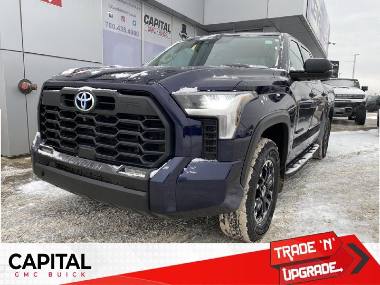 Heated and Cooled Front Seats, 360 Camera, Heated Steering Wheel, Auto High Beam, Digital Dash, TRD Suspension Package, PANORAMIC SUNROOF, Radar Cruise, Lane Keep Assist, Running Boards, LONG WHEEL BASE,Ask for the Internet Department for more information or book your test drive today! Text 825-445-0521 for fast answers at your fingertips!AMVIC Licensed Dealer - Licence Number B1044900Disclaimer: All prices are plus taxes and include all cash credits and loyalties. See dealer for details. AMVIC Licensed Dealer # B1044900