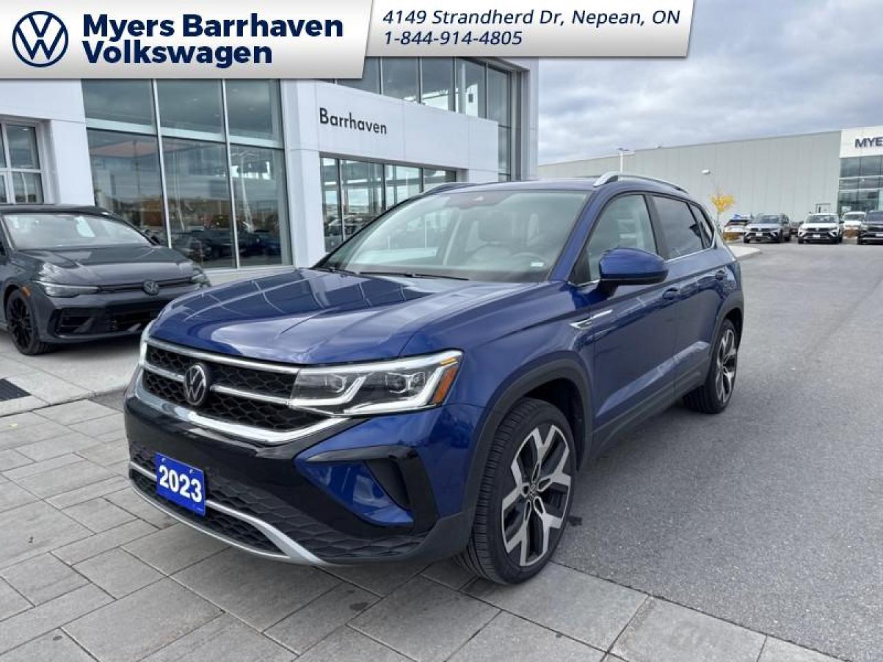 Used 2023 Volkswagen Taos Highline  - Sunroof -  Leather Seats for sale in Nepean, ON