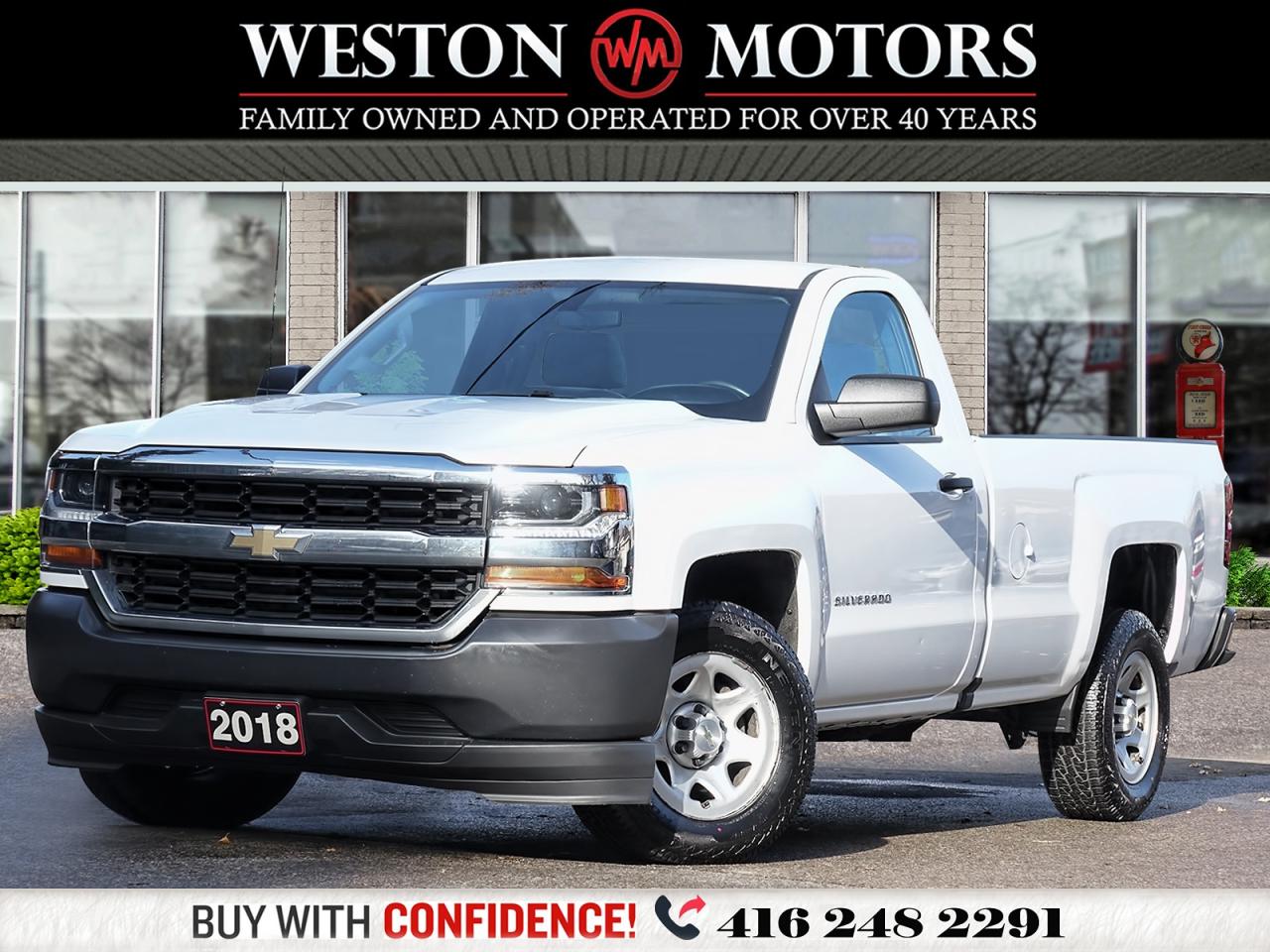 Used 2018 Chevrolet Silverado 1500 Work Truck*REGULAR CAB*LONG BOX*POWER GROUP for sale in Toronto, ON