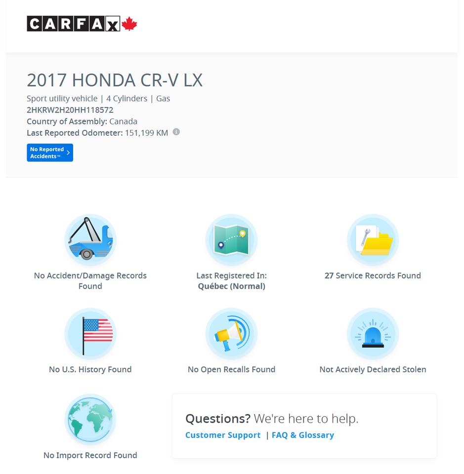 2017 Honda CR-V LX AWD+Adaptive Cruise+Lane Keep+CLEAN CARFAX Photo