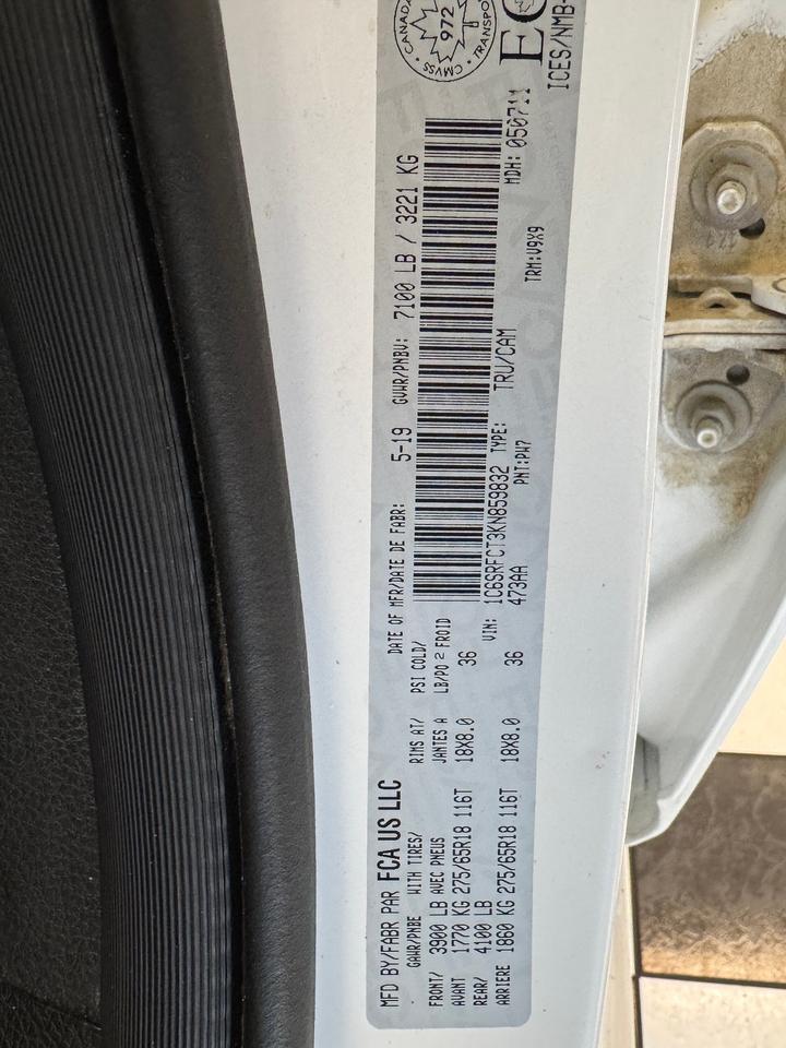 2019 RAM 1500 Tradesman 4x4 Quad Cab 6'4"+New Tires+Brakes+Camer Photo