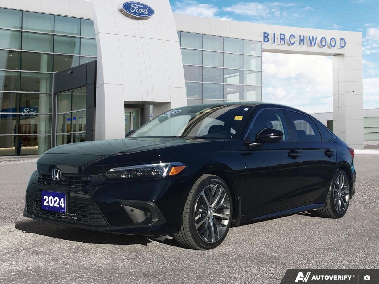 Used 2024 Honda Civic Sedan Touring Leather | Moonroof | Heated Steering ! for sale in Winnipeg, MB