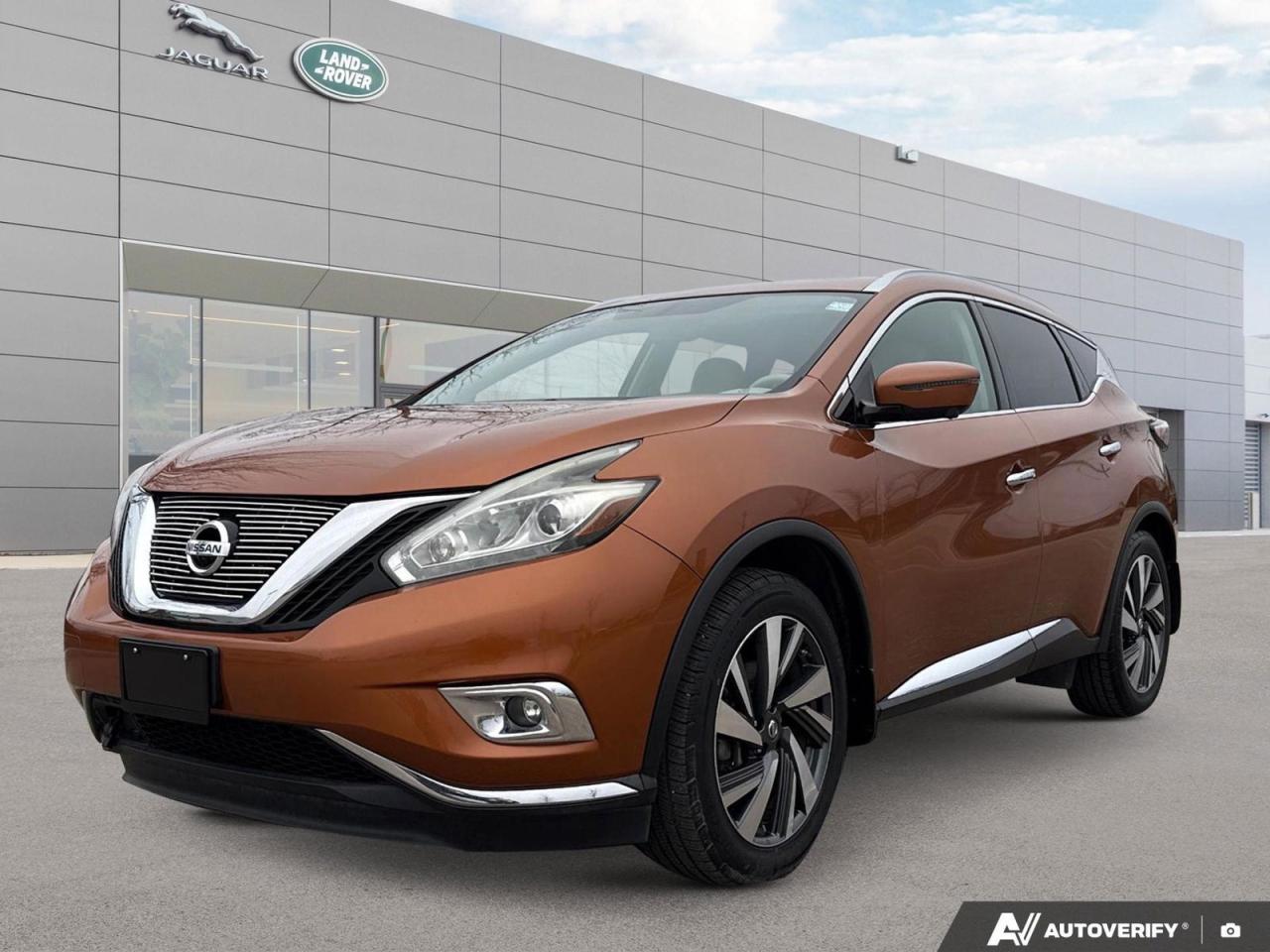 Used 2016 Nissan Murano Platinum No Accidents | Remote Start for sale in Winnipeg, MB