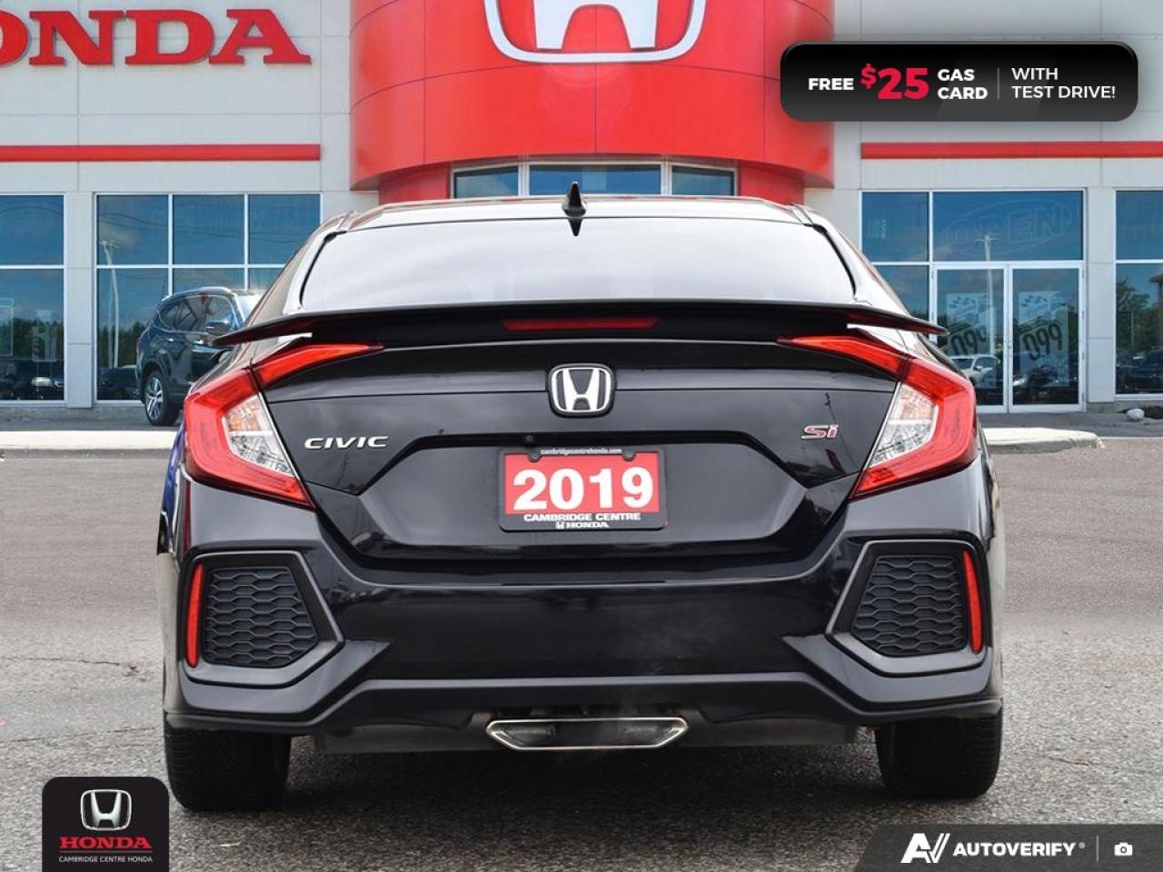 2019 Honda Civic Si HEATED SEATS | REARVIEW CAMERA | APPLE CARPLAY™/ANDROID AUTO™ Photo4