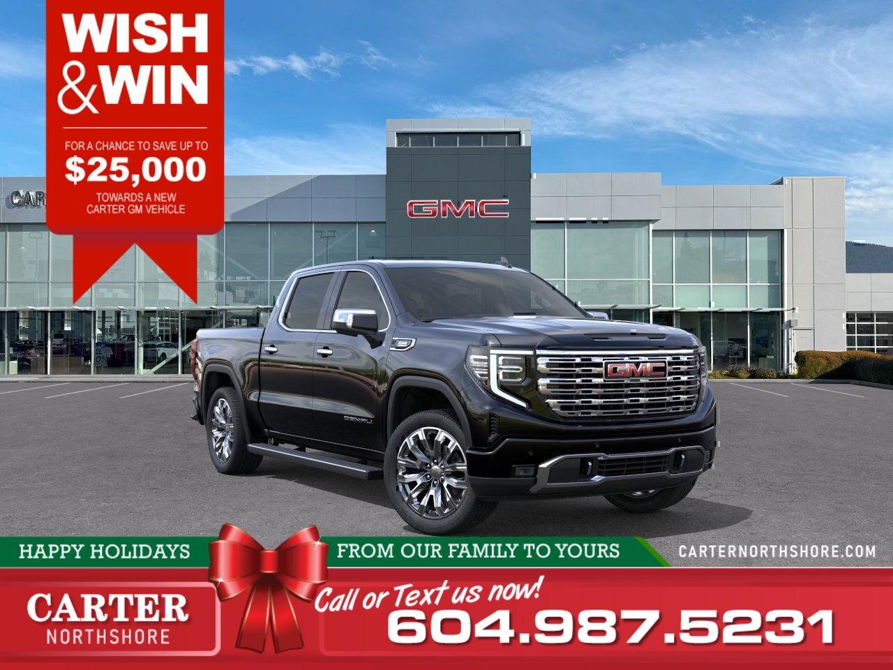 New 2026 GMC Sierra 1500 DENALI 4WD | WISH & WIN - SAVE UP TO $25,000! for sale in North Vancouver, BC