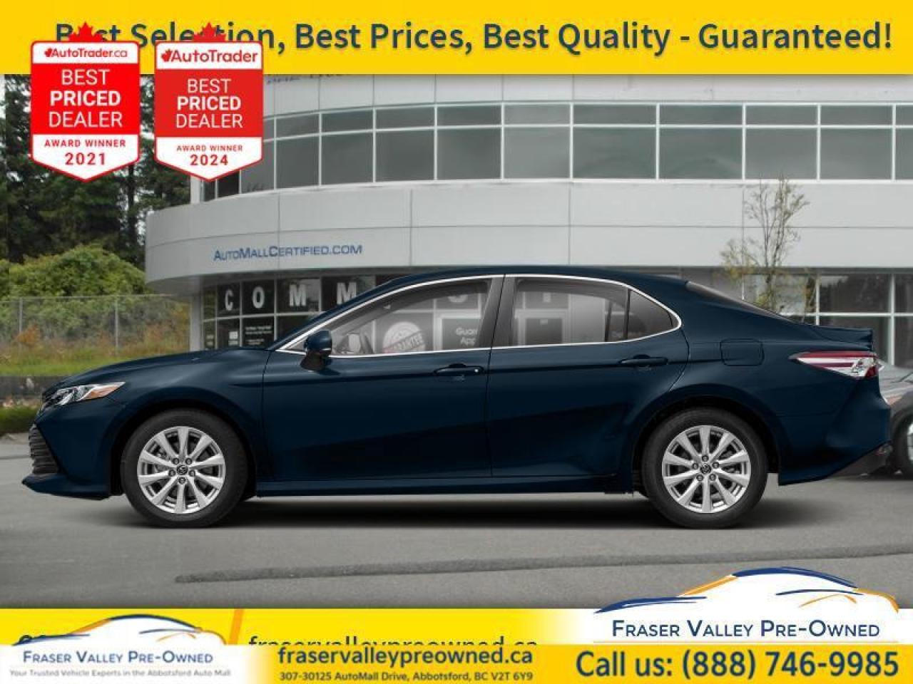 Used 2019 Toyota Camry LE  - Apple CarPlay - $109.33 /Wk for sale in Abbotsford, BC