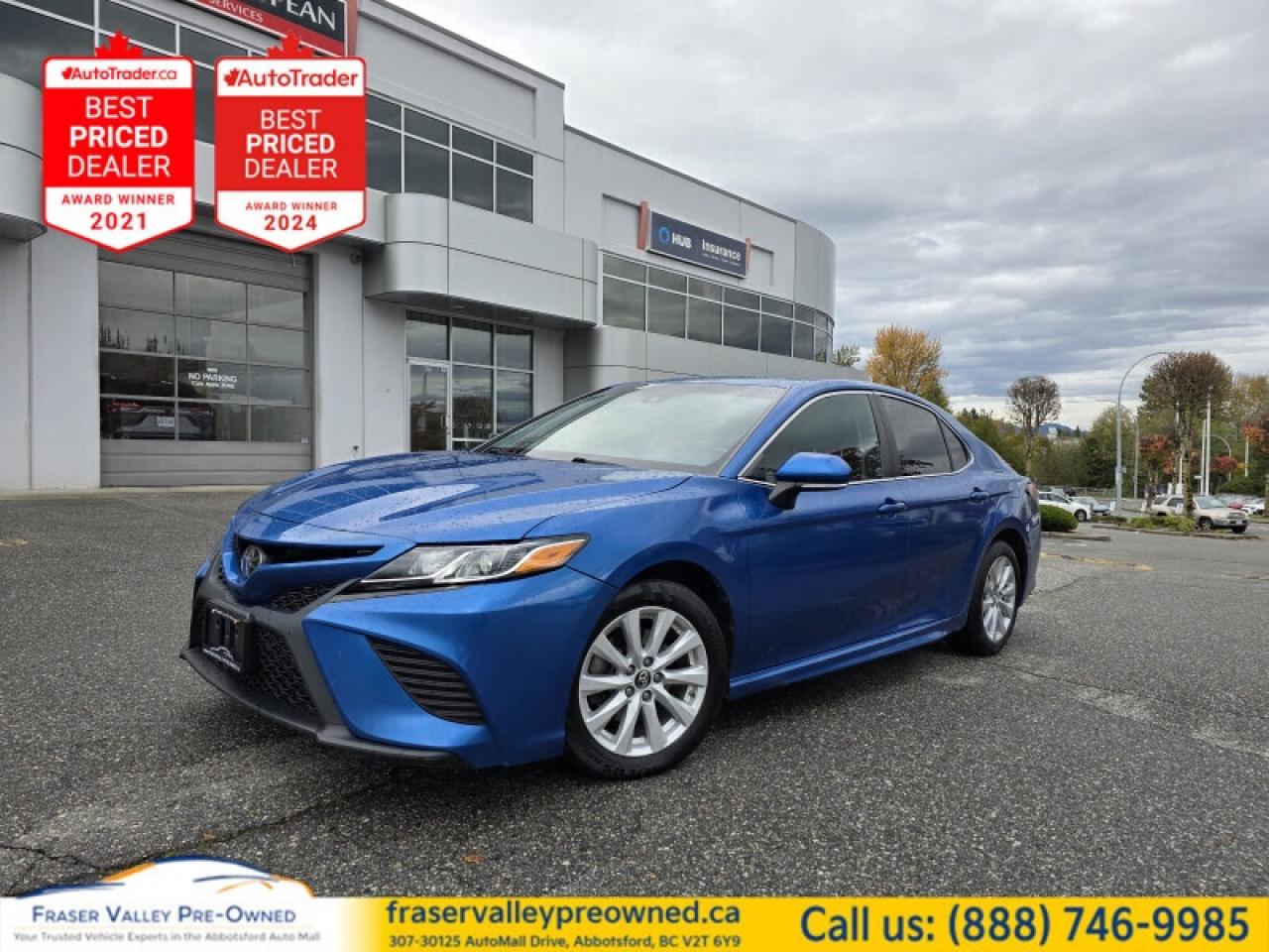 Used 2019 Toyota Camry LE  • Local BC • Apple CarPlay • Toyota Safety Sen for sale in Abbotsford, BC