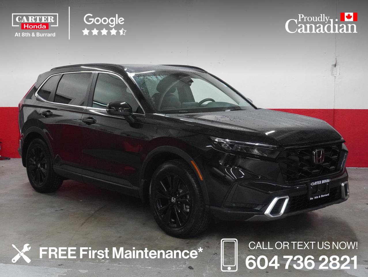 Used 2025 Honda CR-V Hybrid Touring AWD no accidents, gps, bose sound, leather for sale in Vancouver, BC