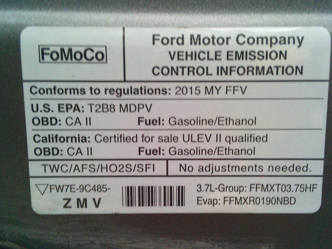 2015 Ford Transit T-150 130  Low Roof XL Sliding RH Dr - Photo #33