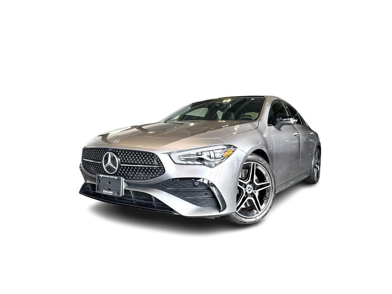 360 Camera, Active Distance Assist DISTRONIC®, Advanced Sound System, AMG Line, AMG Line w/Night Package, AMG Velour Floor Mats, AMG® Style Front & Rear Bumpers, Burmester Surround Sound System, Exclusive Trim, Front Sport Seats, Illuminated Door Sills, MB Navigation, MBUX Navigation Premium, MBUX Online Music Streaming, Navigation Services, Night Package, Sound Personalization, Sport Steering Wheel, Traffic Sign Assist, Wheels: 18 AMG 5-Twin-Spoke Aero Bi-Colour.

Recent Arrival!

2025 Mercedes-Benz CLA CLA 250 Mountain Gray Metallic 8-Speed Manual 2.0L I4 DI Turbocharged 4MATIC®

Certified. Mercedes Certified Details:

* 24/7 Roadside Assistance

* 169+ point inspection

* Any coverage left on your vehicles original factory warranty of 4 years or 80,000 km remains in effect throughout its original term. Afterwards, the standard Mercedes-Benz Star Certified Pre-Owned Warranty term provides protection for up to another 2 years or a total of 120,000 accumulated kilometres. Extended warranty options. Zero deductible. Transferable from person-to-person, via an authorized Mercedes-Benz dealer

* Fall for Mercedes. Take advantage of incredible offers for a limited time on select 2025 models. Offer ends October 31, 2025. Terms and conditions apply

* Prepaid Maintenance Select - Save up to 30% when you pay in advance and enjoy routine maintenance every 1 year or 20,000 kilometers, whichever comes first. Nationwide Dealer Support. Trip Interruption reimbursement

* 5 day/500 km Exchange Privilege – whichever comes first



Discover Your Next Vehicle at Mercedes-Benz Vancouver – Where Quality Meets Confidence.

With over 50 years of serving the Vancouver community, Mercedes-Benz Vancouver is your trusted source for premium used vehicles. Were proud to be named one of AutoTraders Best Price Dealers of 2024, a reflection of our commitment to fairness, transparency, and outstanding value.

No Surprises, Just Great Pricing

We use live market data to ensure every car is priced to sell, with no additional fees or gimmicks. What you see is what you pay — just add taxes. Our advertised price includes all fees up front.

Every Vehicle Reconditioned to Perfection

Each vehicle undergoes a thorough inspection and reconditioning by our certified technicians, so you can drive away with total peace of mind. Free CarFax reports and maintenance history are provided when available.

Tailored Financing & Leasing Options

Our in-house finance team will help you find the perfect plan, whether youre buying or leasing. Well make your dream car a reality with competitive rates and flexible options.

Visit Us Today

Were located just minutes from downtown Vancouver at 550 Terminal Avenue. Enjoy complimentary valet parking and a stress-free showroom experience.

Ready to drive something exceptional?

Contact us now or book your test drive online. Your next car is just a call or click away!




<iframe src=//www.youtube.com/embed/05eMK7aZmr8 width=560 height=314 allowfullscreen=allowfullscreen></iframe>