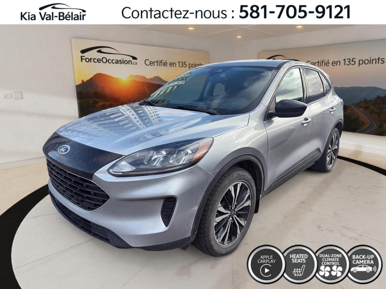 Used 2021 Ford Escape SE AWD * CARPLAY * CAMÉRA * SIÈGE CHAUFF * CRUISE for sale in Québec, QC