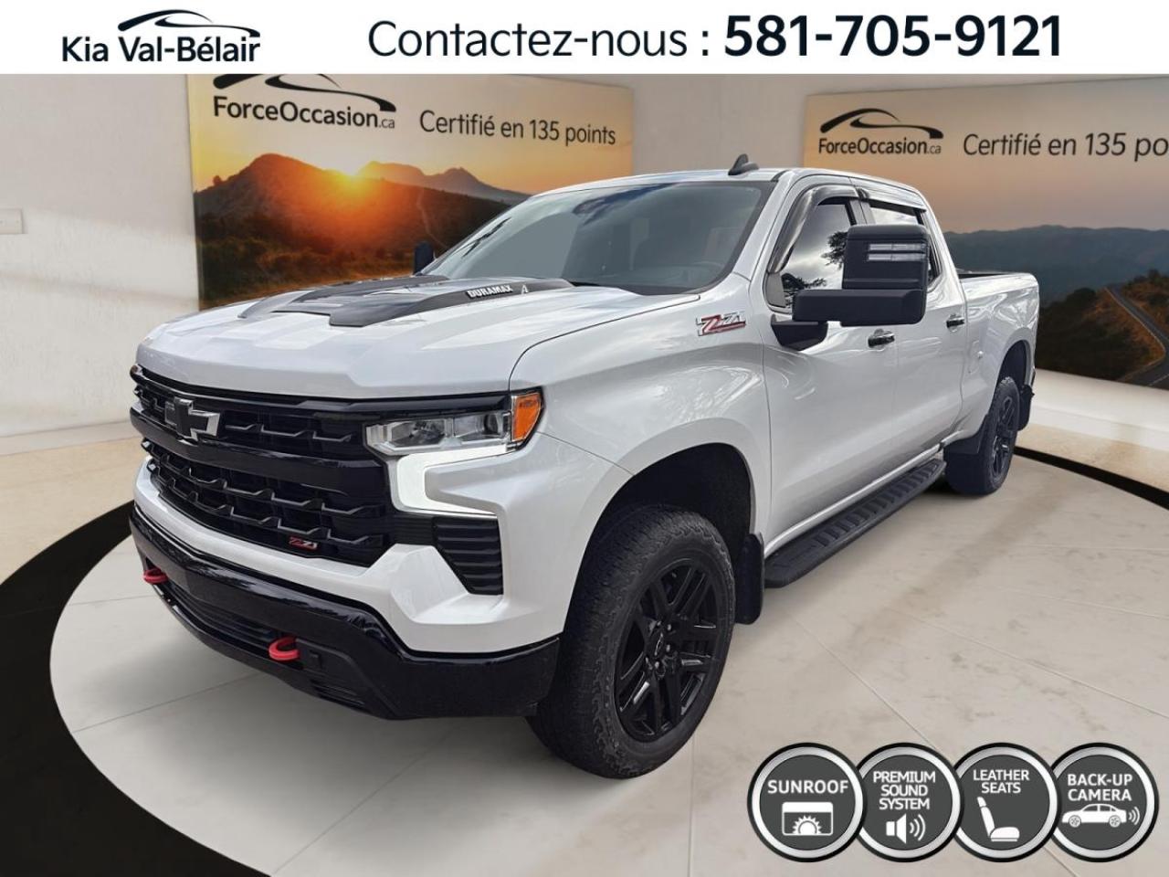 Used 2022 Chevrolet Silverado 1500 LT TRAIL BOSS *ZR1 *4X4 *V8 *GPS *TOIT *CUIR *BOSE *CAMERA 360° for sale in Québec, QC