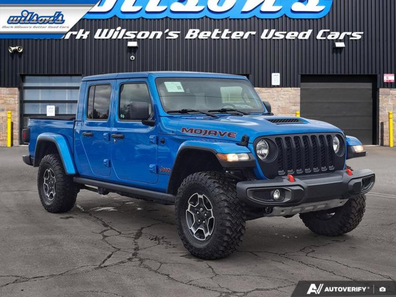 2022 Jeep Gladiator Mojave | Leather | Tow Pkg | Heated Wheel + Seats | Spray-in Liner | Body Colour Hardtop and More ! Photo