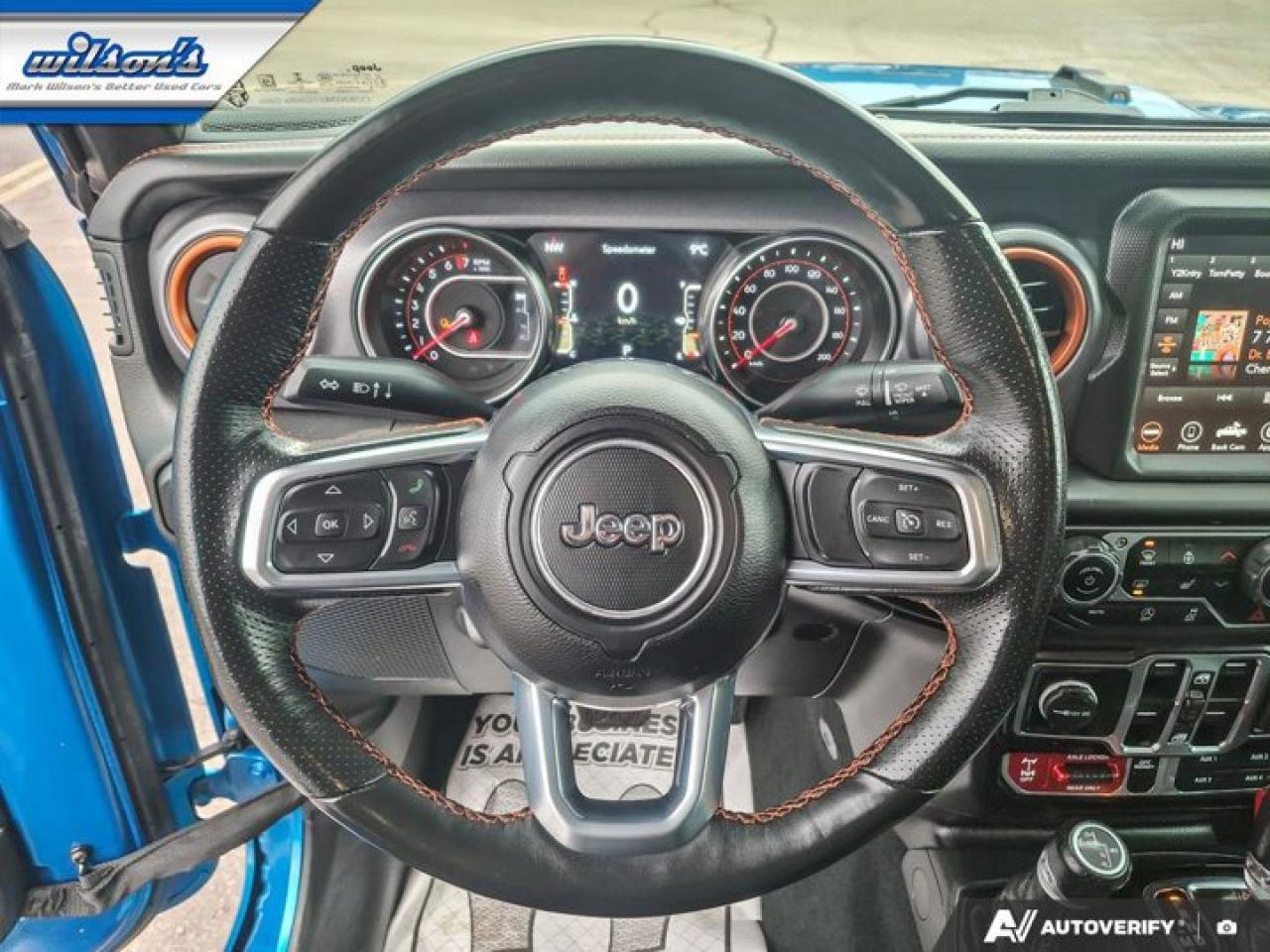 2022 Jeep Gladiator Mojave | Leather | Tow Pkg | Heated Wheel + Seats | Spray-in Liner | Body Colour Hardtop and More ! Photo