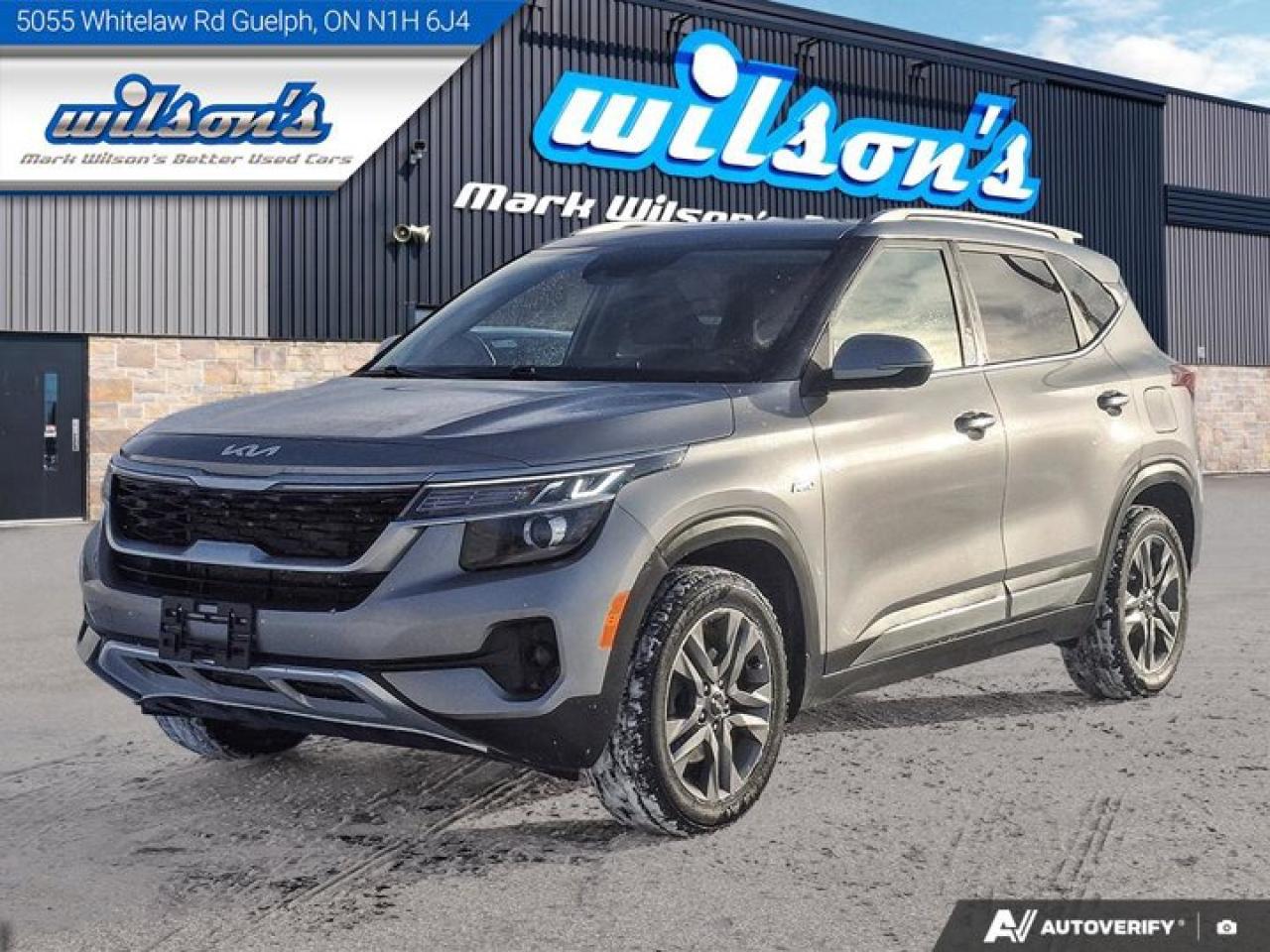 2022 Kia Seltos EX AWD | Leather | Sunroof | Heated Wheel + Seats | CarPlay + Android | BSM | Rear Camera and More ! Photo