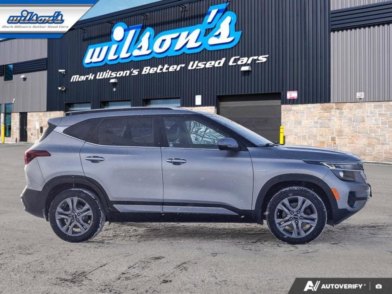 2022 Kia Seltos EX AWD | Leather | Sunroof | Heated Wheel + Seats | CarPlay + Android | BSM | Rear Camera and More ! Photo