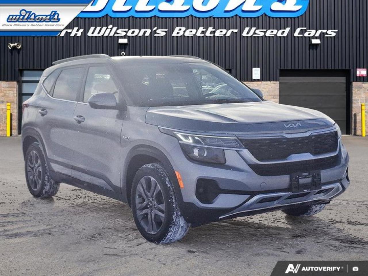 2022 Kia Seltos EX AWD | Leather | Sunroof | Heated Wheel + Seats | CarPlay + Android | BSM | Rear Camera and More ! Photo