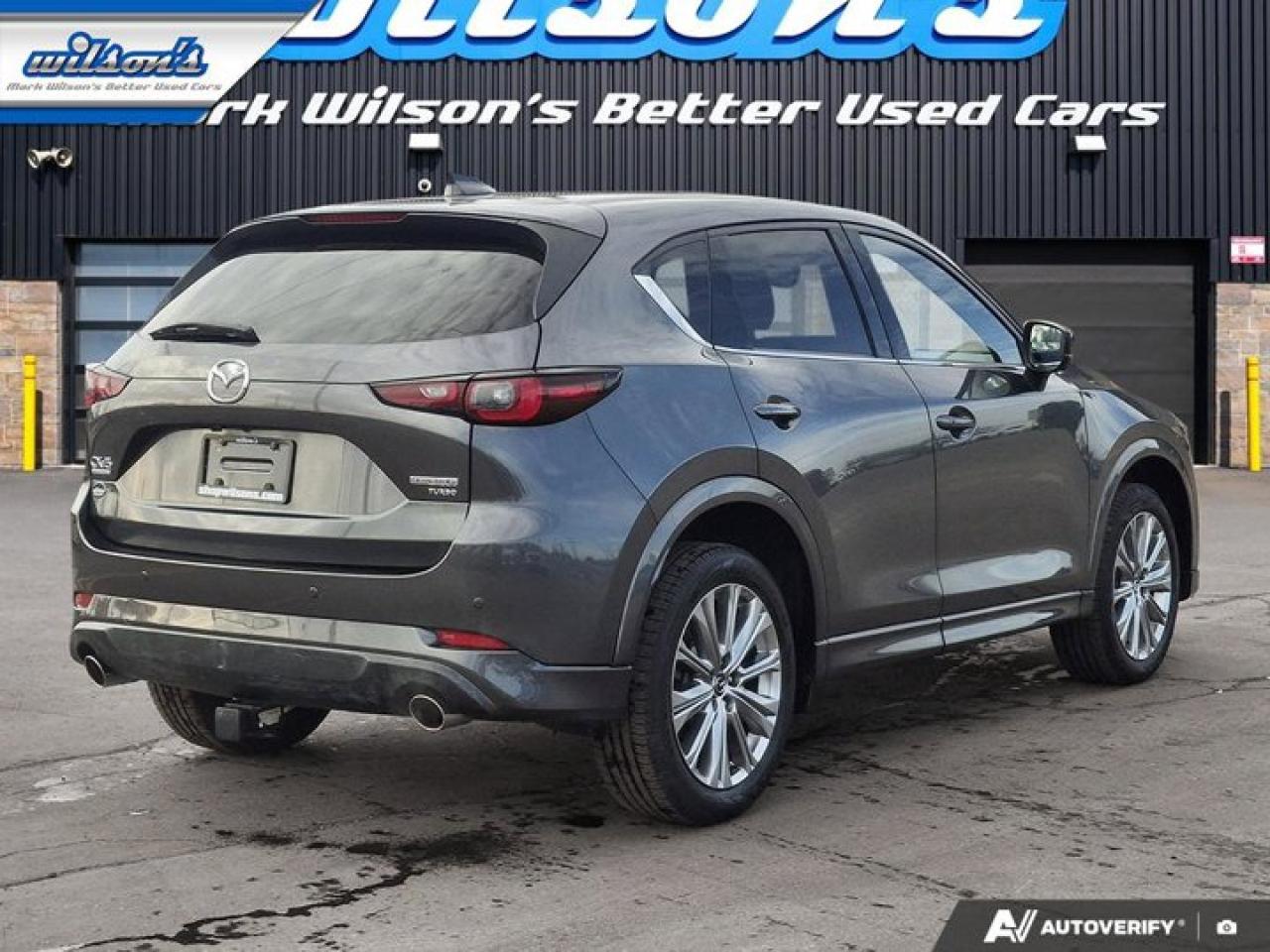 2022 Mazda CX-5 Signature AWD | Turbo | Leather | Sunroof | Nav | 360 Camera | Adaptive Cruise | Power Seat & More ! Photo