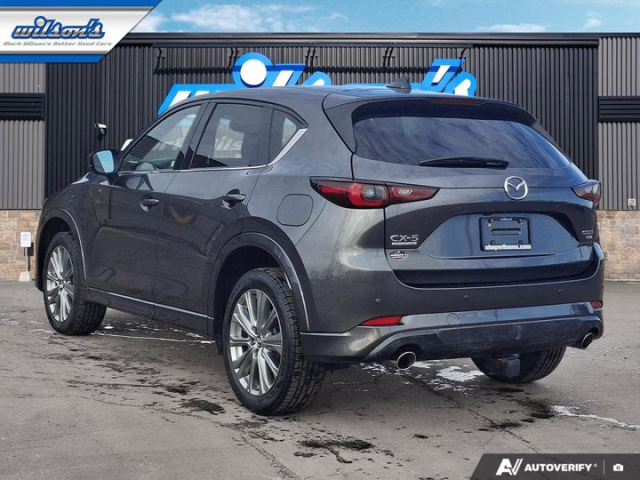 2022 Mazda CX-5 Signature AWD | Turbo | Leather | Sunroof | Nav | 360 Camera | Adaptive Cruise | Power Seat & More ! Photo