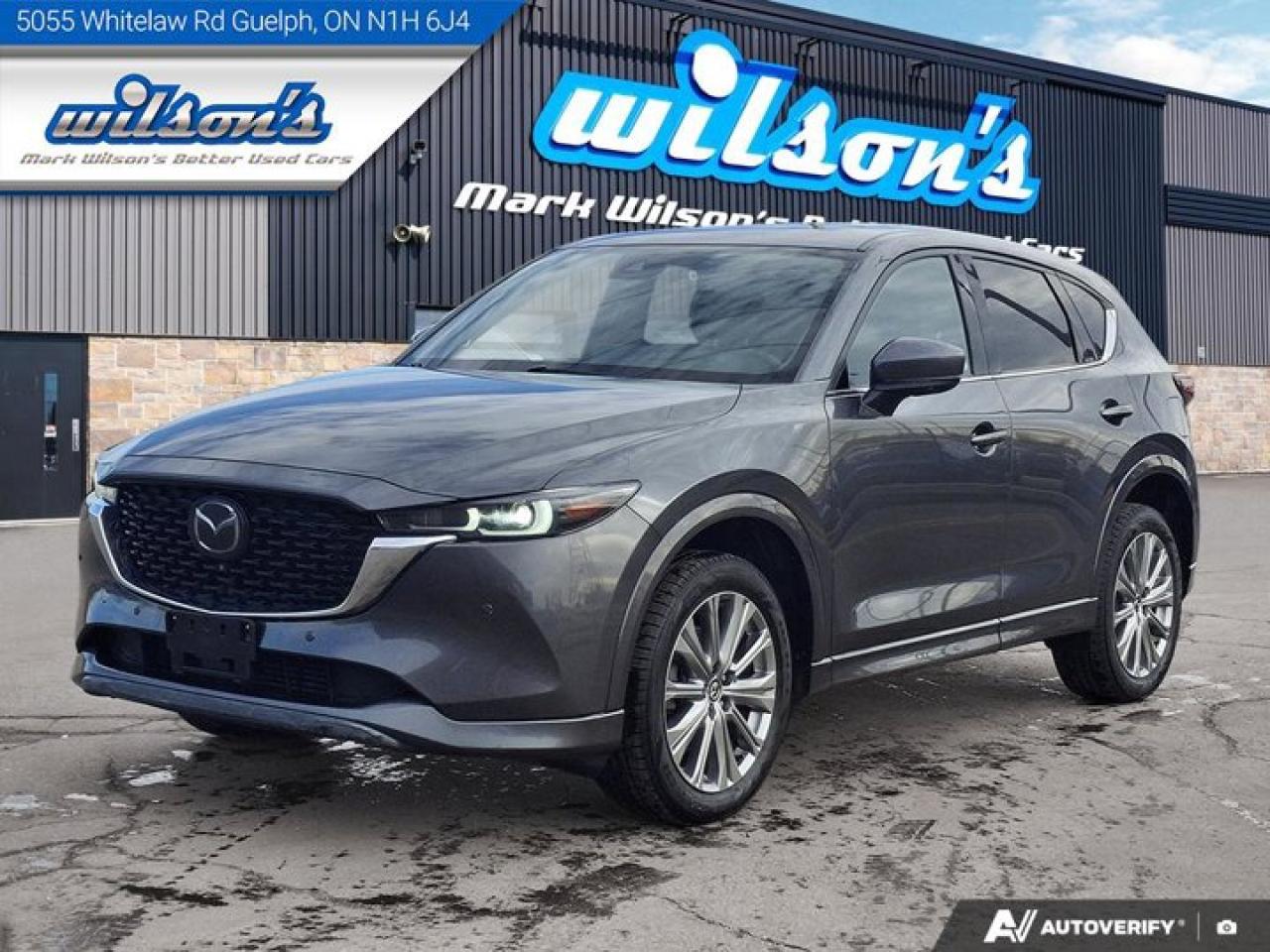 Used 2022 Mazda CX-5 Signature AWD | Turbo | Leather | Sunroof | Nav | 360 Camera | Adaptive Cruise | Power Seat & More ! for sale in Guelph, ON