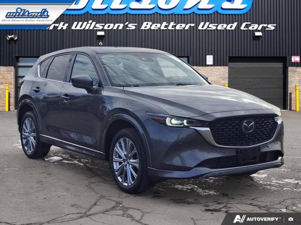 2022 Mazda CX-5 Signature AWD | Turbo | Leather | Sunroof | Nav | 360 Camera | Adaptive Cruise | Power Seat & More ! Photo