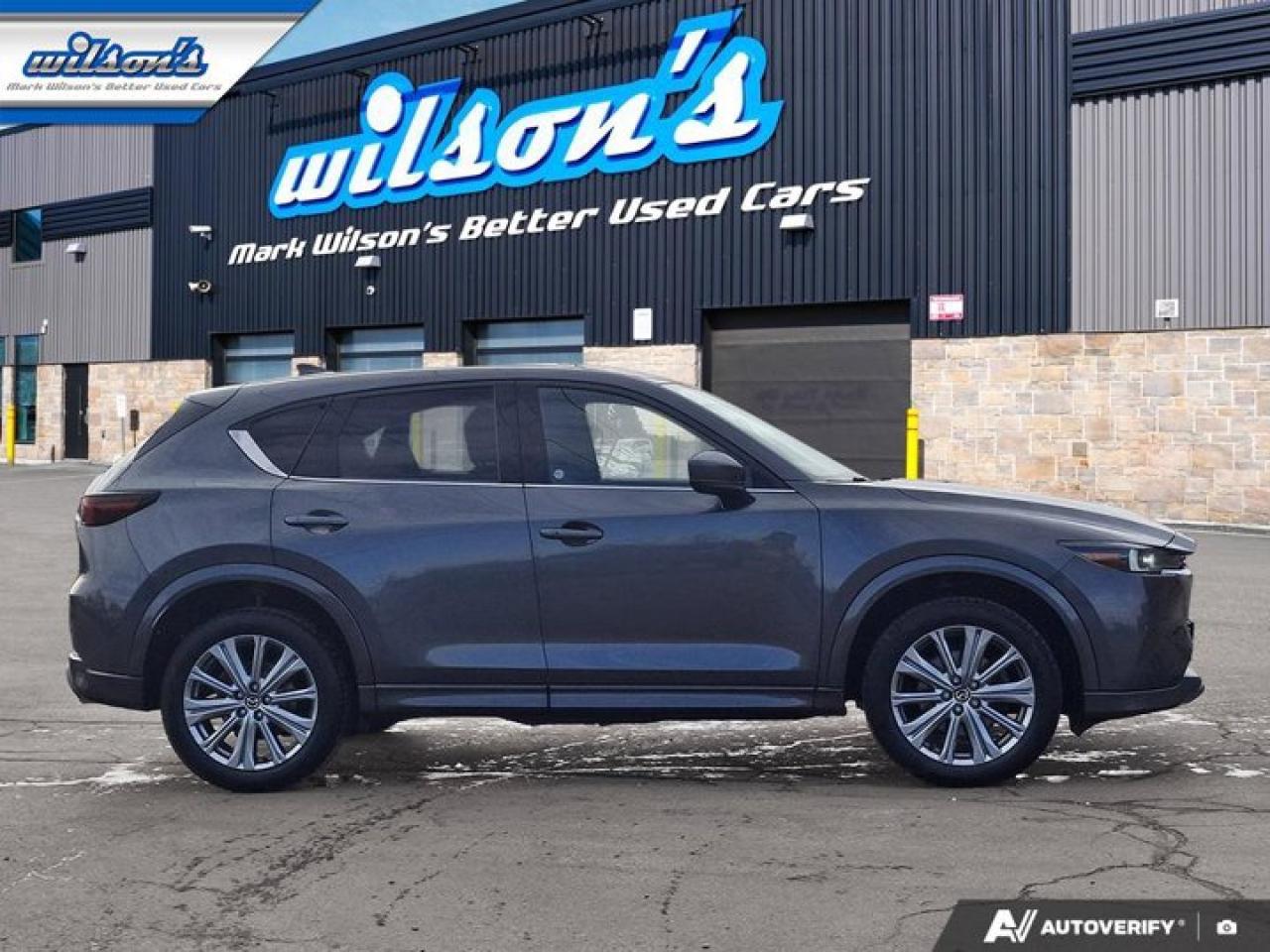 2022 Mazda CX-5 Signature AWD | Turbo | Leather | Sunroof | Nav | 360 Camera | Adaptive Cruise | Power Seat & More ! Photo