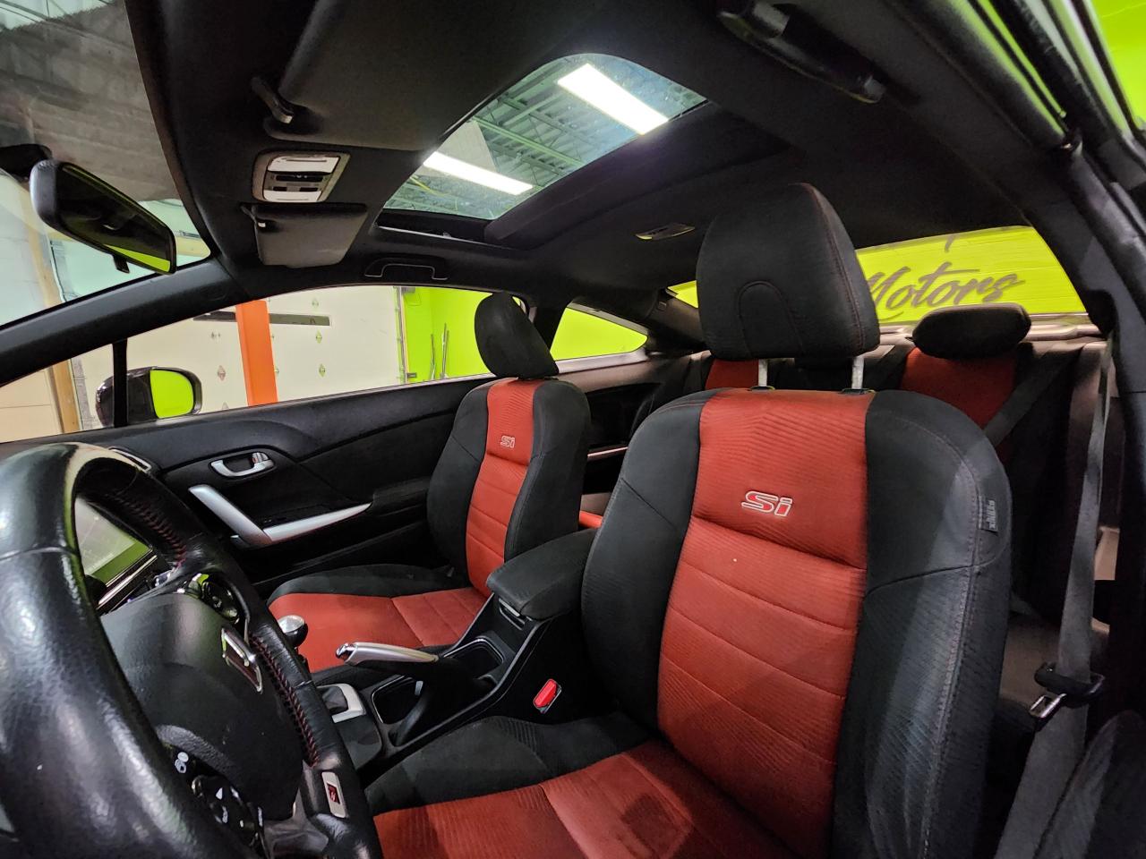 2015 Honda Civic SI SUNROOF RED INTERIOR BLACK WHEELS - Photo #36