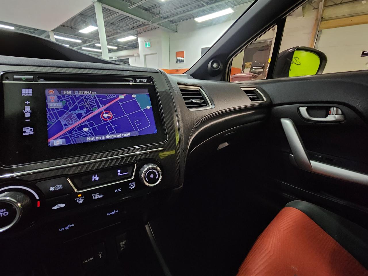 2015 Honda Civic SI SUNROOF RED INTERIOR BLACK WHEELS - Photo #30